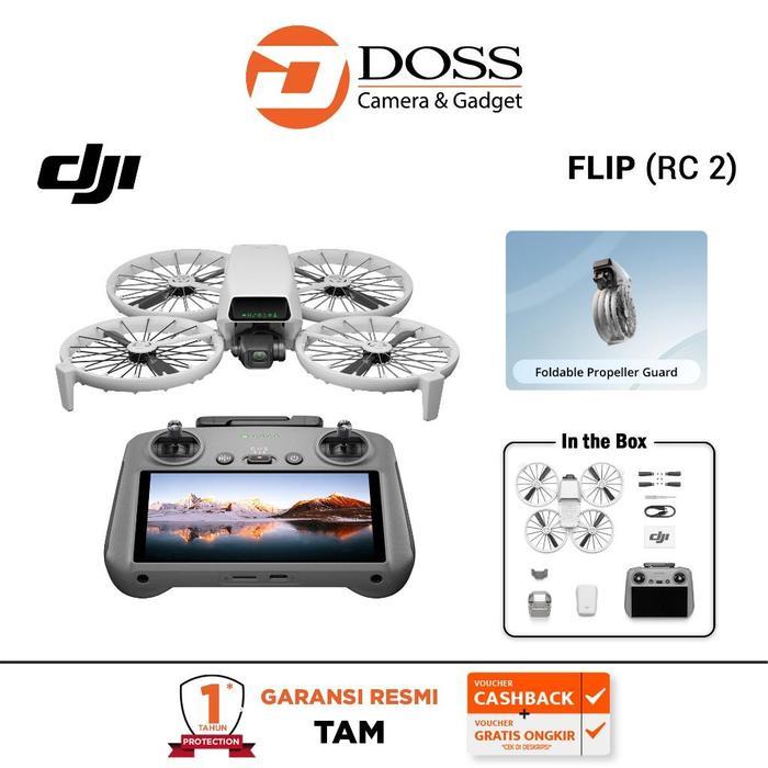 DJI Flip (RC 2) Drone Camera - - 4K/60fps HDR Video Foldable Drone