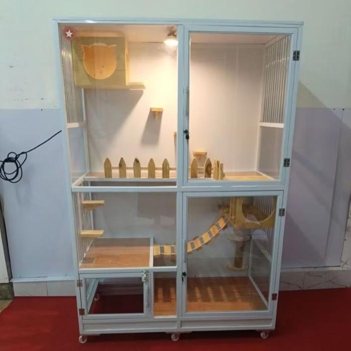 kandang kucing aluminium xl
