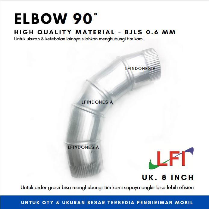 Elbow 8 Inch (200 Mm) 90' Bjls 0,6 Mm