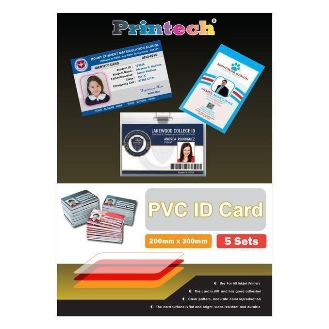 Kertas PVC Printech / Printech PVC ID Card 2030cm Kertas PVC Printech
