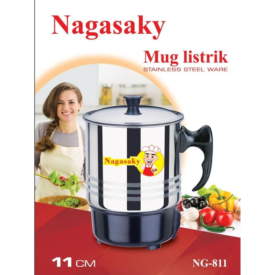 New mug listrik / mug elektrik nagasaky 11cm