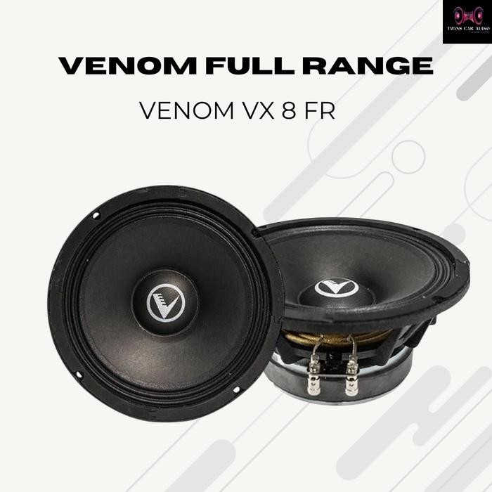 Speaker Full Range Mobil Venom Vx 8.1 Fr Suara Jernih & Powerfull Sql Grab/Gosend