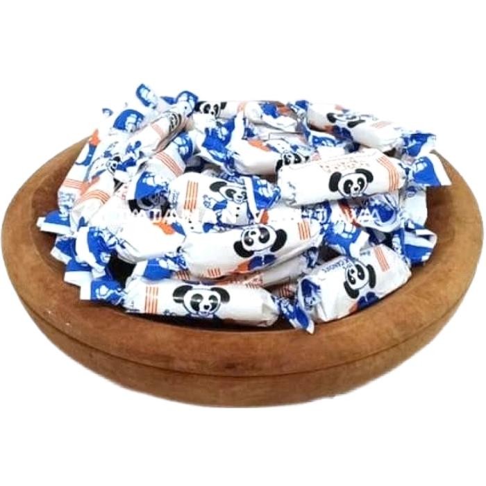 

Mamiseler45 - Permen Susu Panda Kiloan 500 G - Snack Candy Milk Halal Cemilan Manis