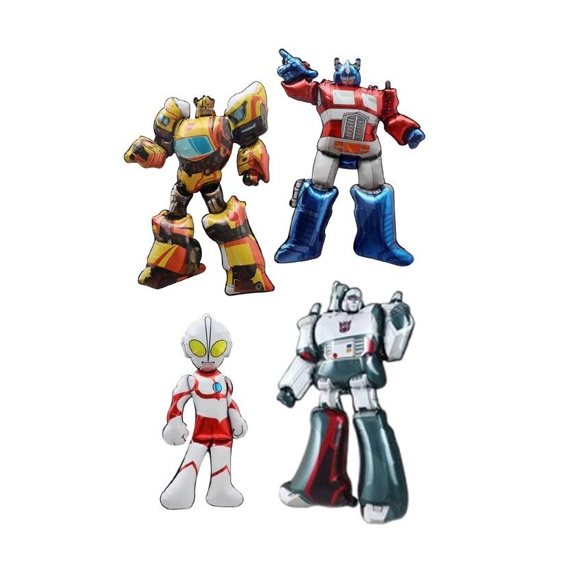 BALON FOIL ULTRAMAN / Balon Robot mobil truk Ukuran 60cm