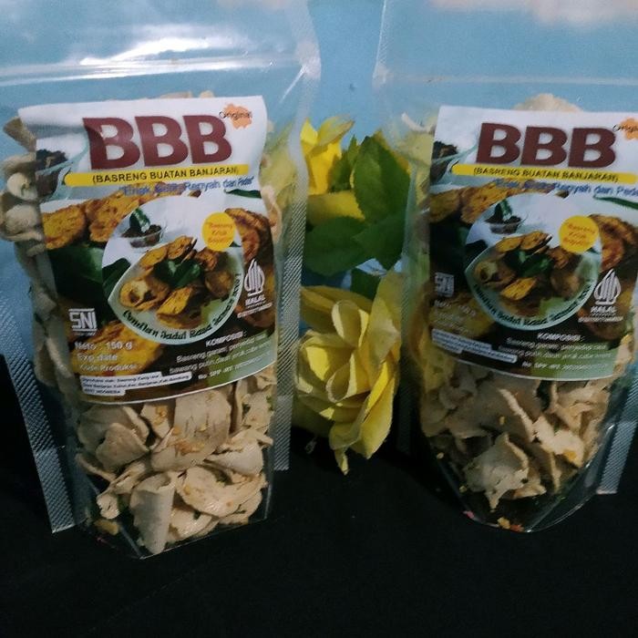 

PAKET ISI 2 X 250 GRAM KERIPIK BASRENG BBB PEDAS/ASIN GURIH