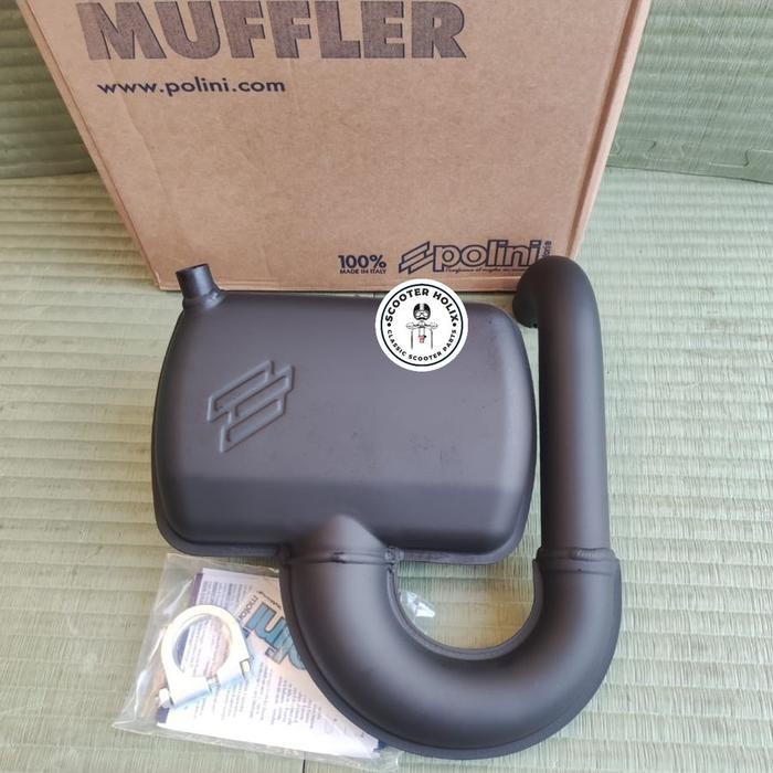 Knalpot Racing Polini Bigbox - Original. Utk Vespa Sprint Excel Dkk