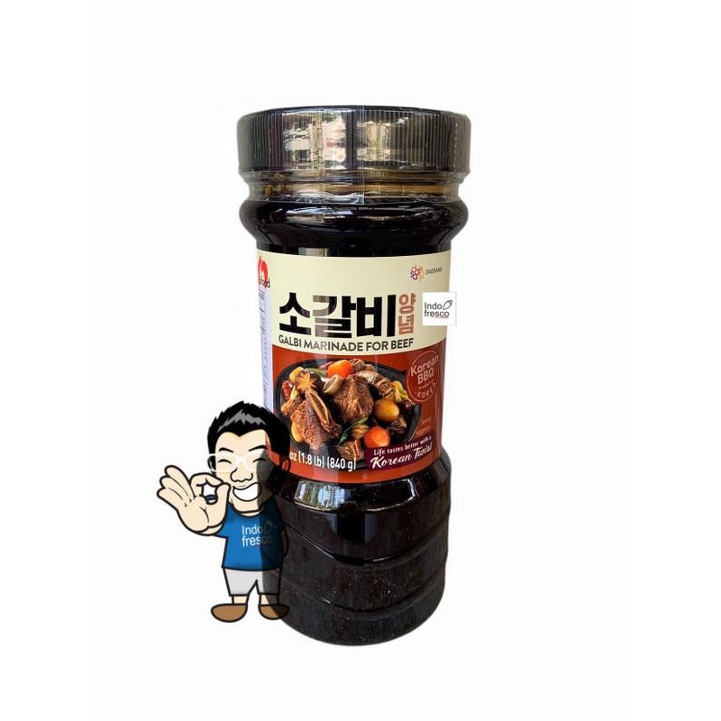 

Stok Baru Chung Jung One Daesang BBQ Beef Galbi Marinade Sauce-Saus Iga 840 g
