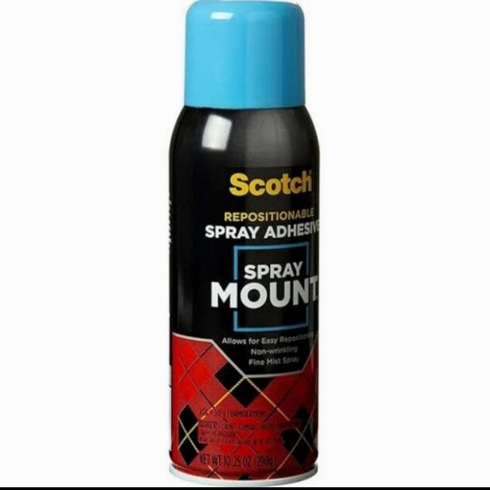 

3M SPRAY MOUNT - SCHOCTH REPOSITIONABLE ADHESIVE 290 GRAM