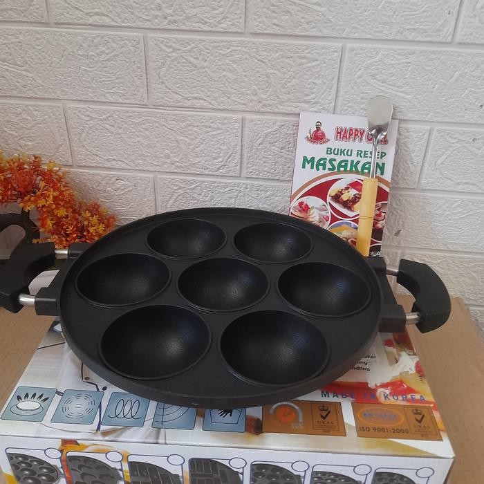 Cetakan kue Serabi/Apem/Bikang Happy Call 7 Lubang Cekung