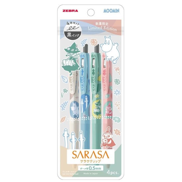 

NEW PRODUK ZEBRA SARASA MOOMIN SET HATTIFATTENERS SNUFKIN LITTLE MY GEL INK PEN 0.5MM PULPEN LIMITED