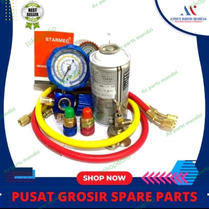 paket isi freon ac mobil sendiri freon r134