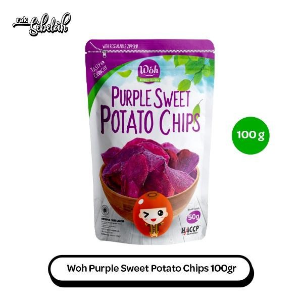 

Woh Sweet Purple Potato Chips 100gr - Keripik Ubi Ungu Gluten Free