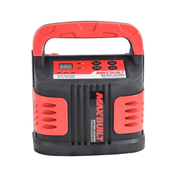 Cuci Gudang AZKO Maxbuilt Charger Aki Mobil 12V 2A/6A/12A Alat Isi Daya Batre Aki Charger Battery