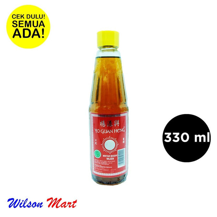

Pilihan- Minyak Wijen Yo Guan Heng 330 Ml Botol