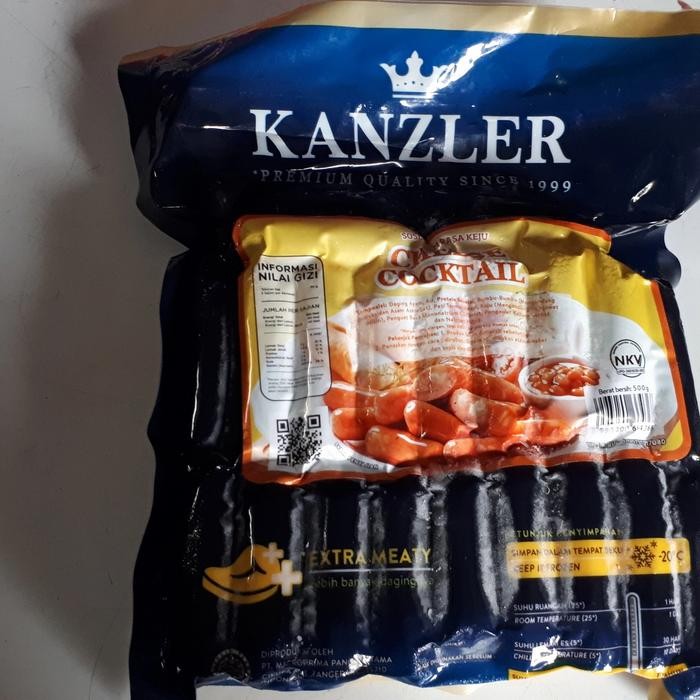 

Pilihan- Kanzler Sosis Ayam Coctail Keju 500 Gram