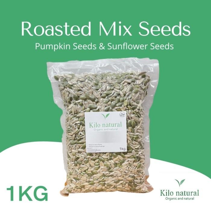 

Pilihan- Roasted Mix Seeds 1Kg / Mix Pumpkin Sunflower Panggang
