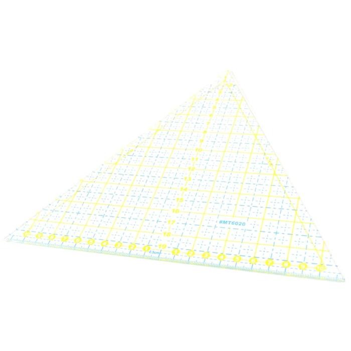 

Penggaris Jahit -Quilting dan Patchwork Segitiga Sama Sisi MT-6020