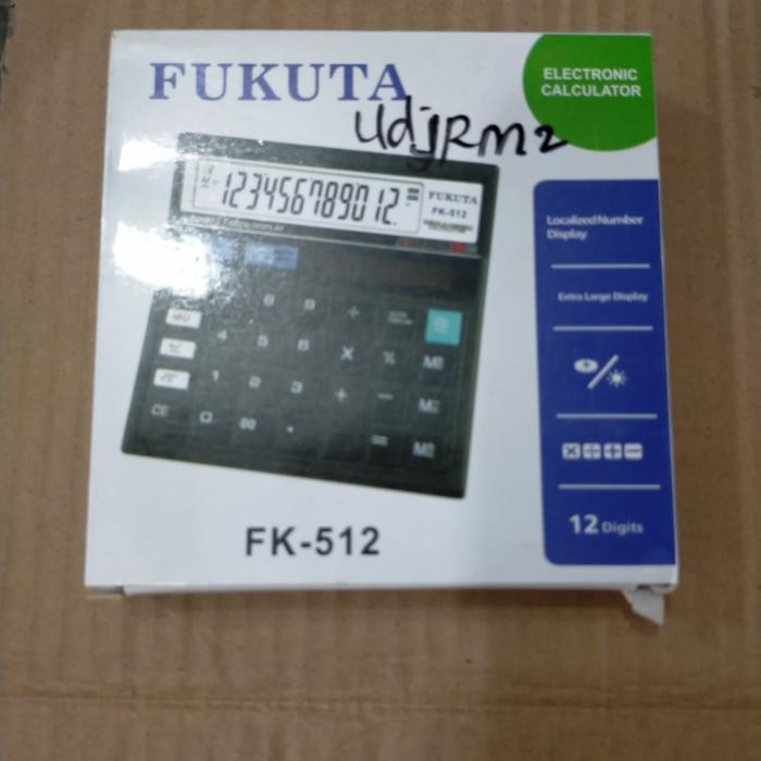 

Kalkulator Check Ulang Dagang Jualan 12 digit Mirip Citizen Casio