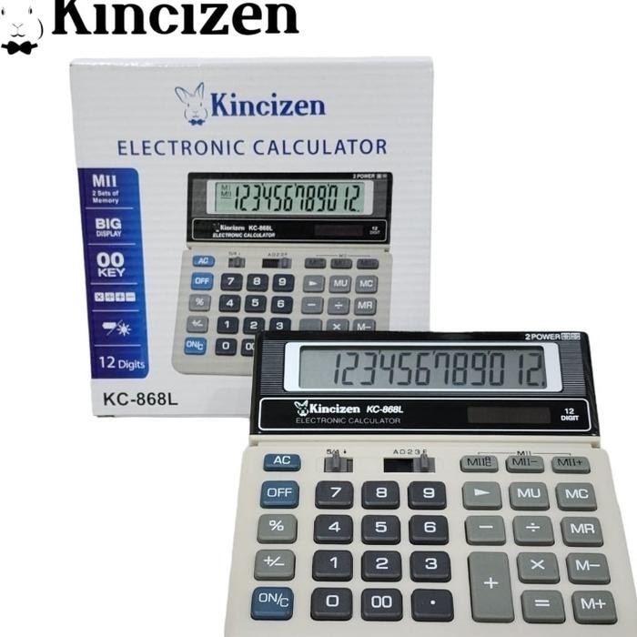 

KALKULATOR KINCIZEN KC-868L SDC-868L 12 DIGIT - ES