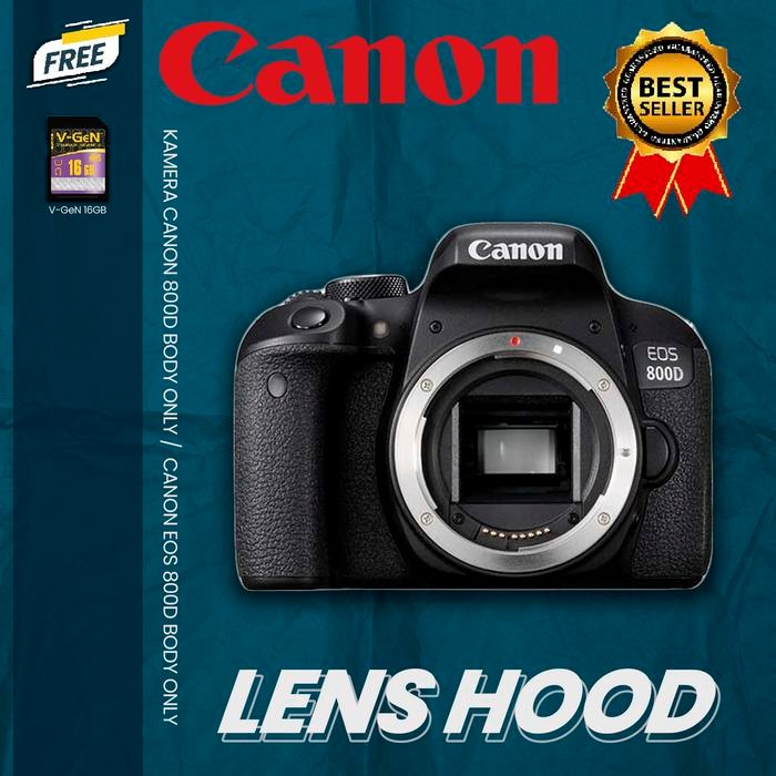 KAMERA CANON 800D BODY ONLY / CANON EOS 800D BODY ONLY Shopeseler