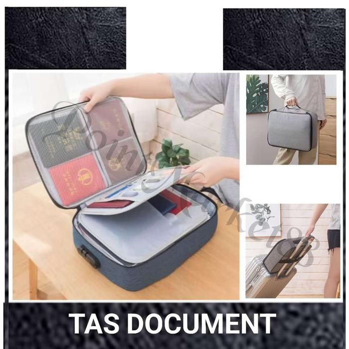 

TAS TEMPAT PENYIMPANAN DOKUMEN - DOCUMENT BAG PREMIUM - TAS DOKUMEN TRAVEL BAG STORAGE BOX