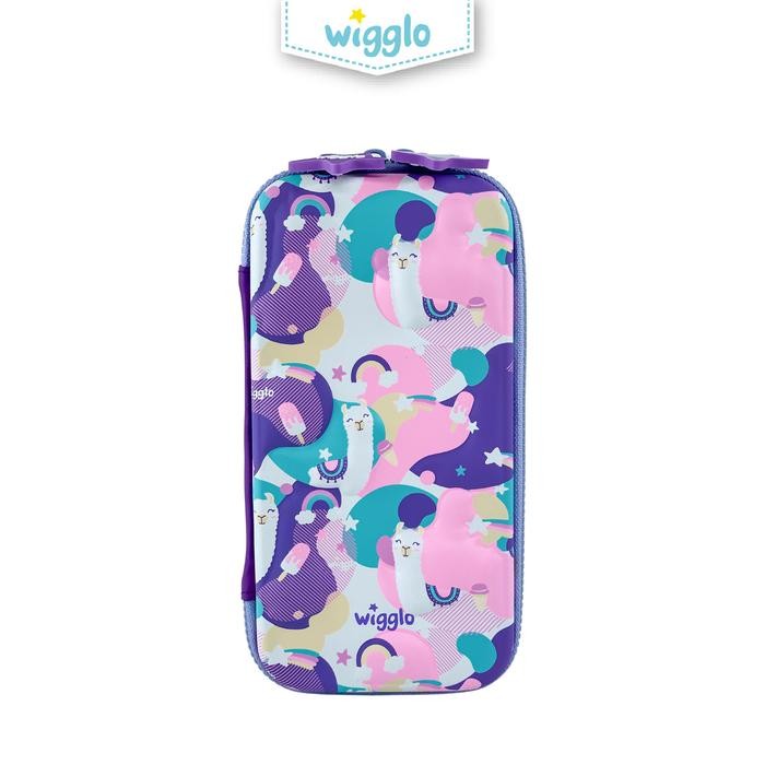 

WIGGLO HARDTOP PENCIL CASE FRUITY LLAMA PEN PURPLE