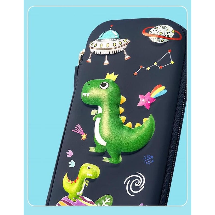 

PENCIL CASE KOTAK PENSIL 3D UNICORN, DINOSAURUS, ROCKET, ASTRONOUT, CAT, DUCK