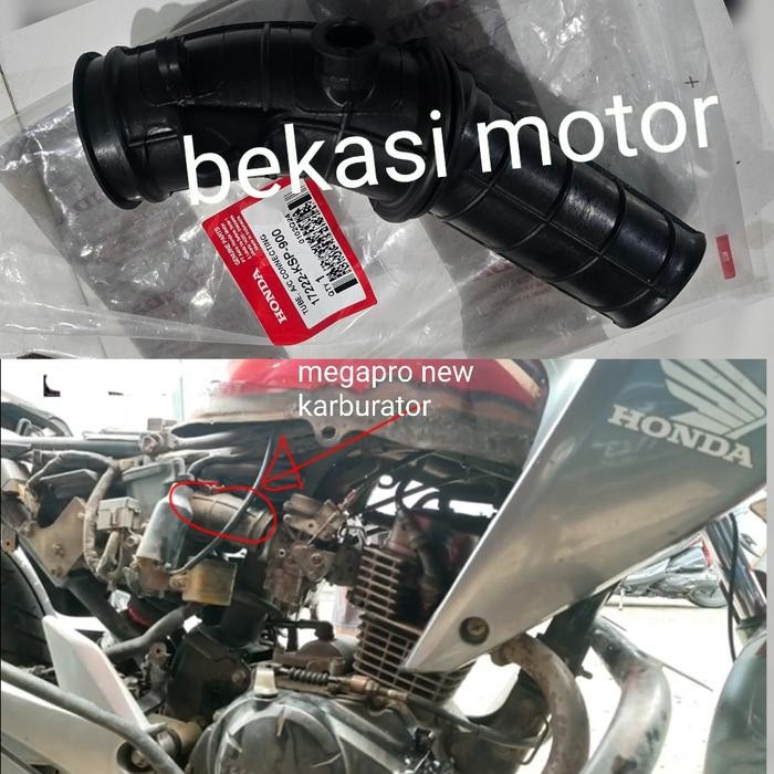 17222-KSP-900 TUBE CONNECTING KARET KARBURATOR HONDA MEGAPRO NEW KARBU ORIGINAL