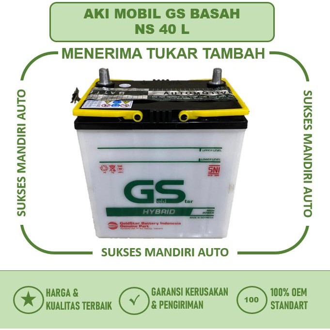 Aki Mobil GS Suzuki APV NS 40