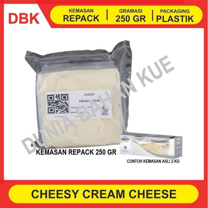 

Pilihan- Cheesy Cream Cheese Repack 250 Gr / Krim Keju
