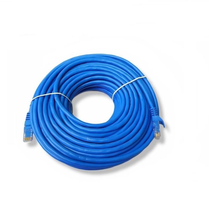 Terbaik Kabel Lan 30 Meter + Rj45 Cat6 100% Ori