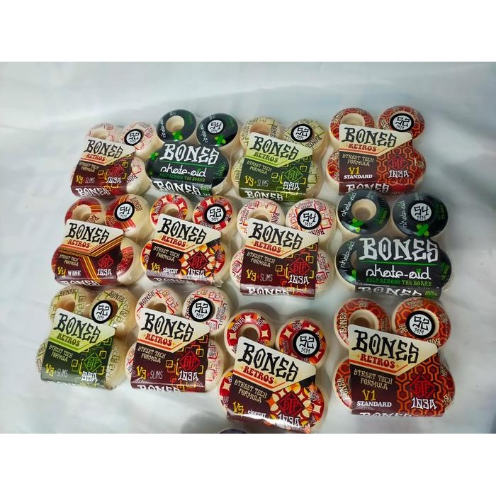 Wheels Skateboard BONES Original Assorted / Roda Skateboard