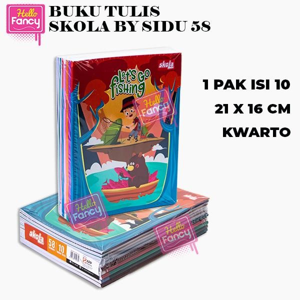 

New Buku Tulis Skola by Sidu Sinar Dunia SIDU 58 Lembar isi 10 Buku
