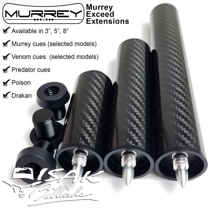 Murrey Cue Extension 3" 5" 8" - Venom Predator Poison Drakan Ext Stick