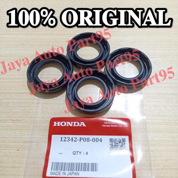 Populer Karet Seal Busi Honda Crv Gen3 Gen 3 2007-2012 Original 4Pcs Terlariss 