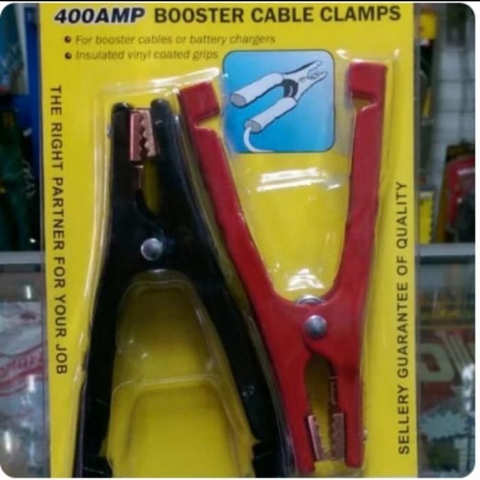Ready booster cable clamps/jepitan aki 400amp sallery bagus