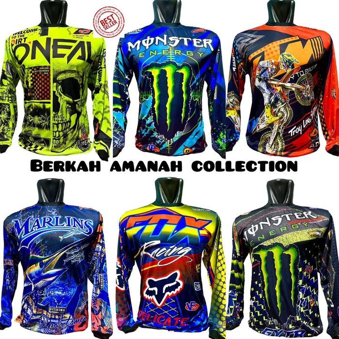 Pilihan- Baju Balap Dewasa/ Kaos Balap Pria/ Atasan Balap Motorcross/ Baju Trail Motorcross