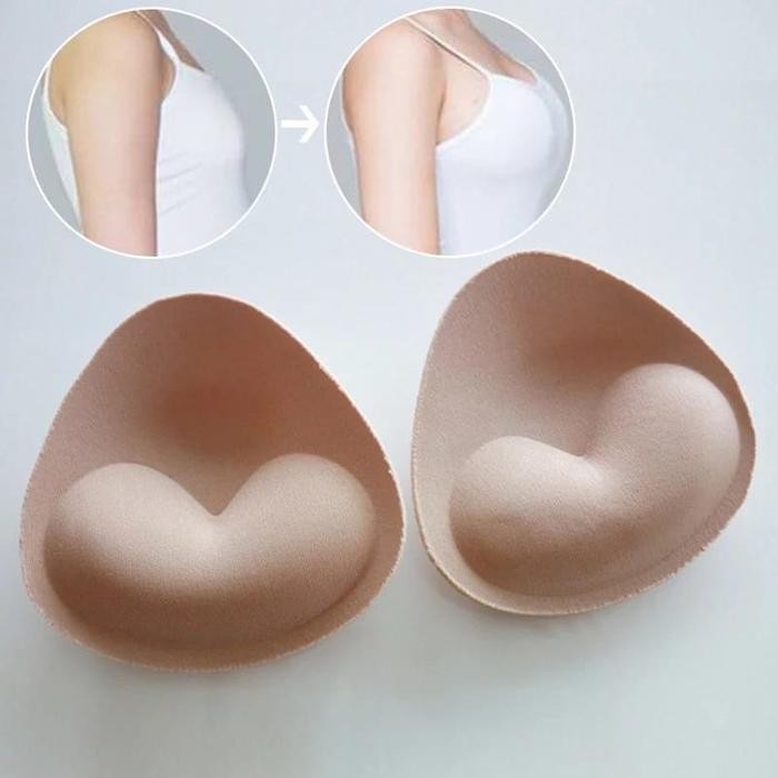 Pilihan- Bikini Push-Up Pad Bra Pads Magic Sponge Breast Pad Volume Up Boobs Waterproof 4010