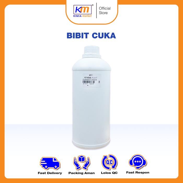 

Pilihan- Asam Cuka Glasial 1 Liter Glacial Asetik Acid 99,8% Cuka Pekat