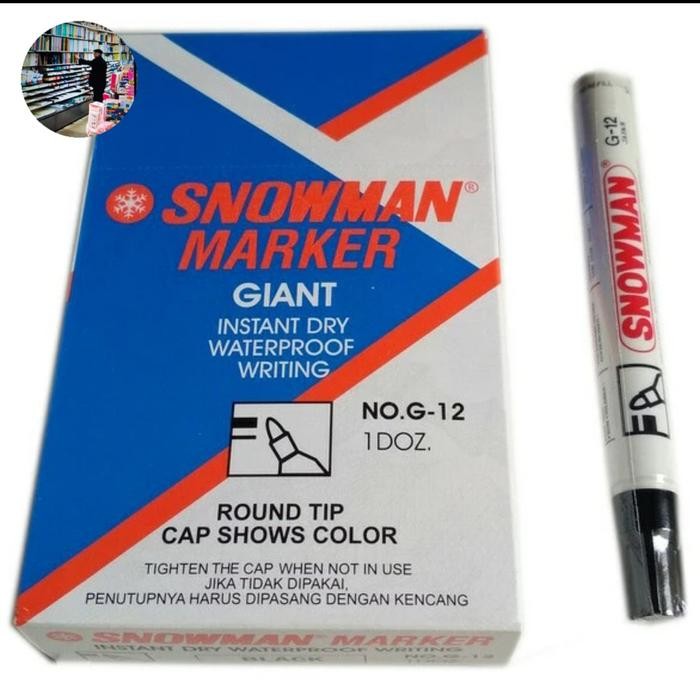 

New Spidol SNOWMAN G12 PERMANENT