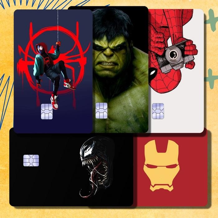 

OJ SKIN CARD ATM / STICKER KARTU ATM & E-MONEY MARVEL SERIES