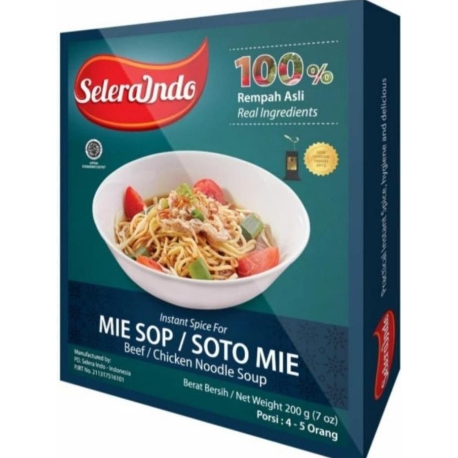 

Stok Baru Bumbu Mie Sop/Soto Mie Selera Indo