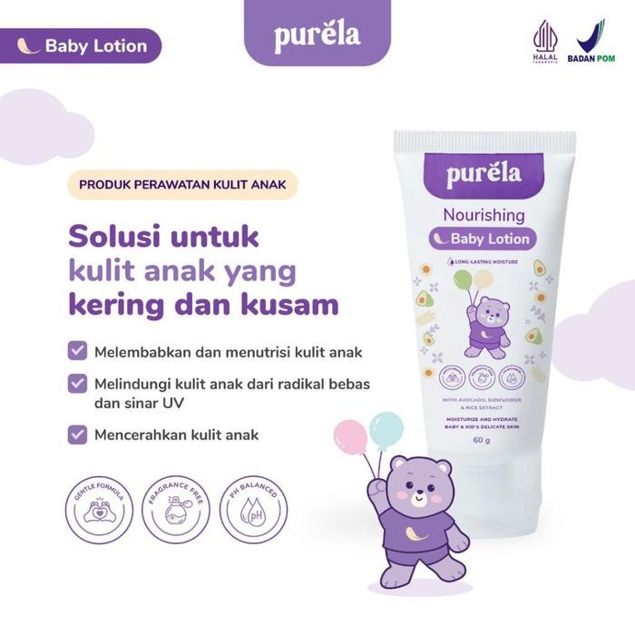 Pilihan- Purela Baby Lotion Pelembab Kulit Bayi Dan Anak Pemutih Kulit Bayi Dan Anak