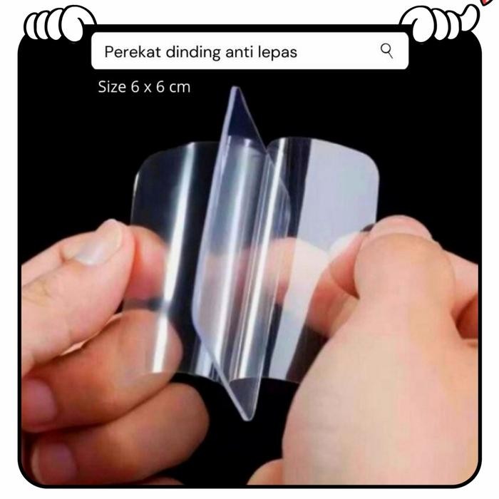 Lem perekat dinding tembok double tape magic super kuat