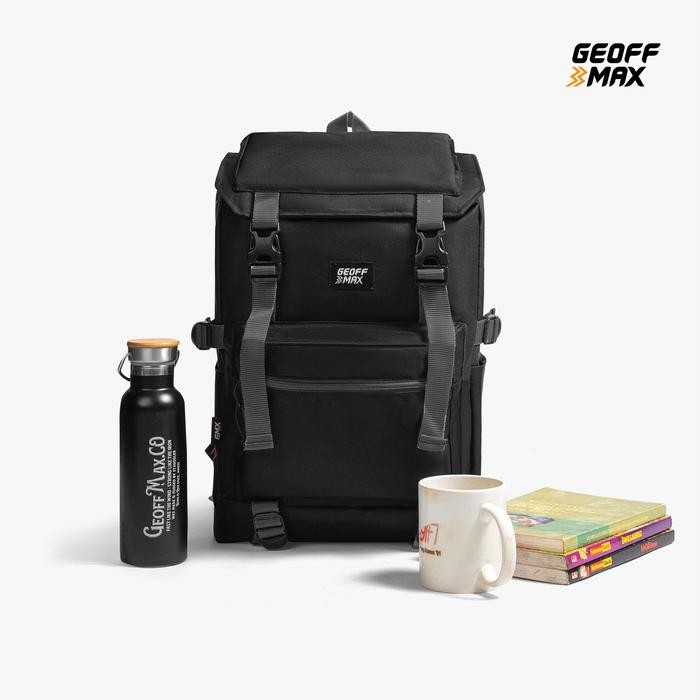 Pilihan- Geoff Max - Almost All Black Tas Punggung Backpack Ransel Pria Tas Backpack Sekolah