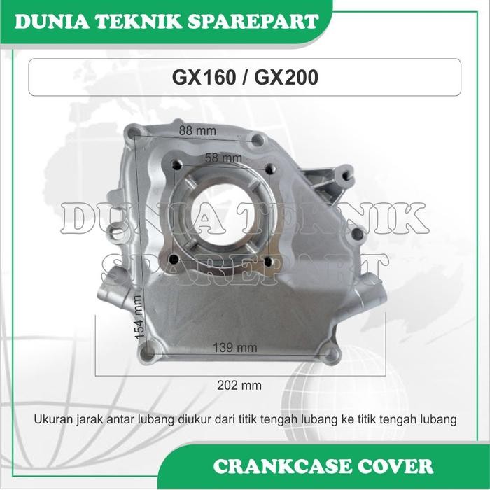 CRANKCASE COVER / TUTUP SAMPING BLOK MESIN GX160 GX200