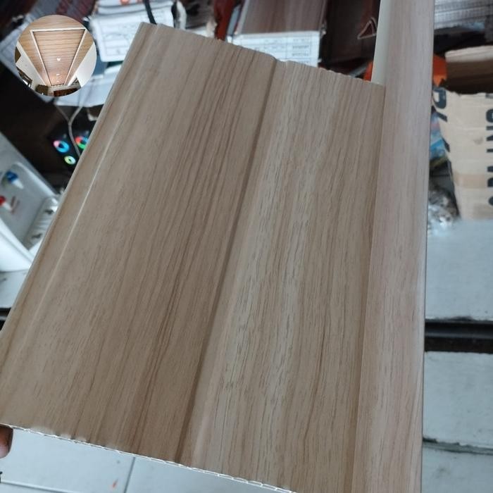 Plafon PVC List tembok Serat kayu Wood Series