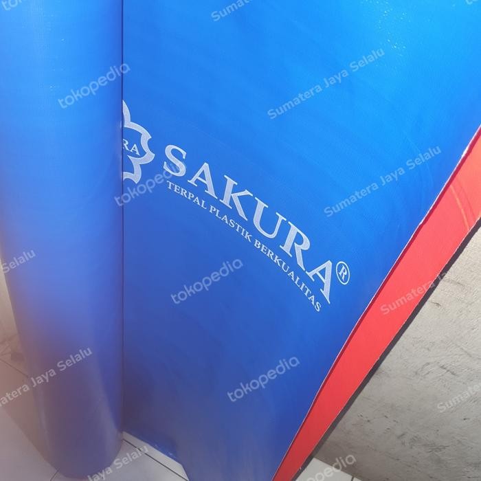 TERPAL TENDA SAKURA LEBAR 4METER TEBAL A12 TENDA MOBIL/TERPAL KOLAM