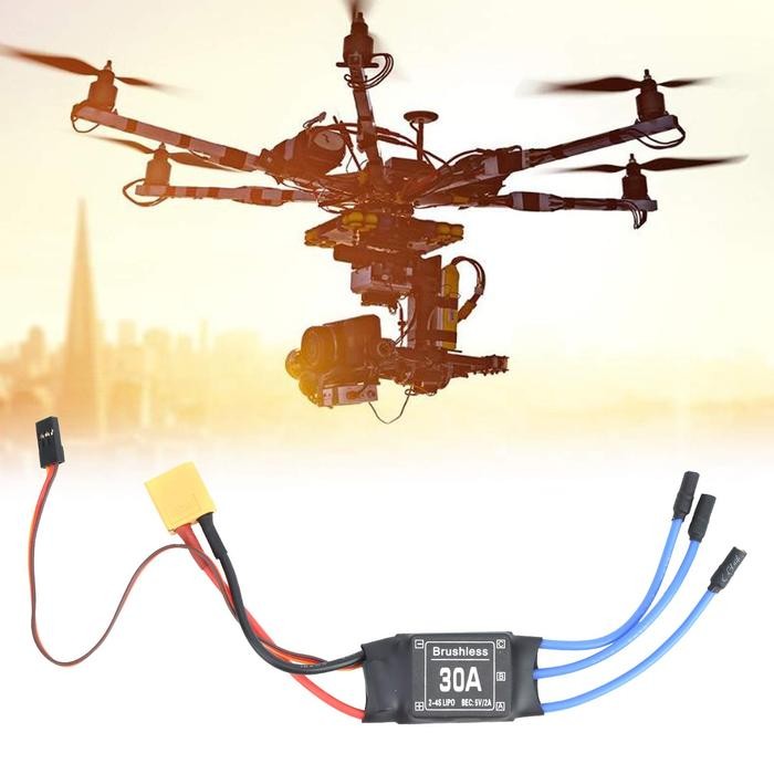 Brushless ESC 30A 40A Dua Arah Untuk Drone / ESC Controller