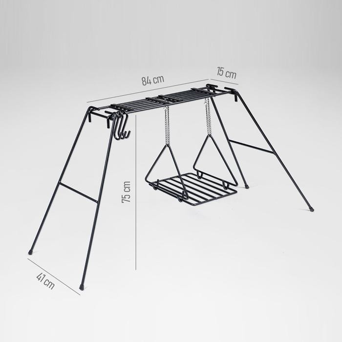 Rak Gantung Masak Naturehike NH20SK012 Small Cooking Iron Shelf